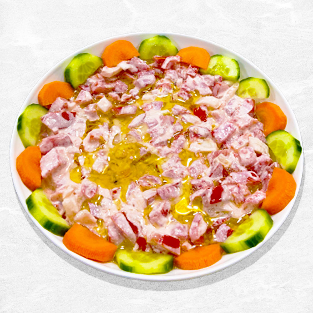 سلطة جبنه بزيت السمسم
